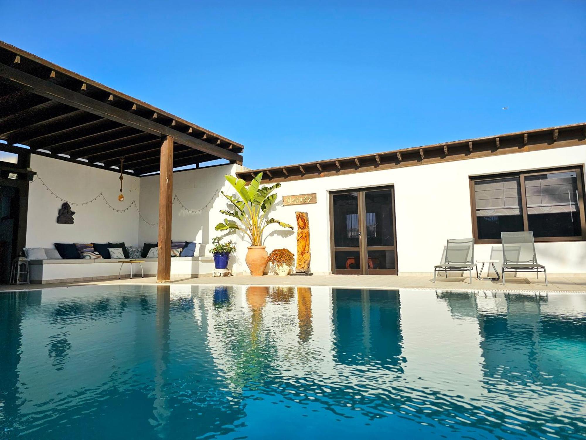 Villa Nazoly, Oasis De Tranquilidad Con Piscina Privada En El Corazon De Lanzarote Nazaret Ngoại thất bức ảnh